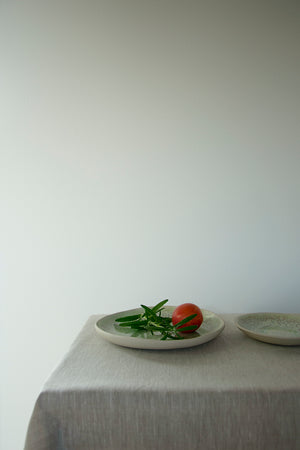 Åpne bilde i lysbildefremvisning, Tallerken Frokost Grønn Krystall
