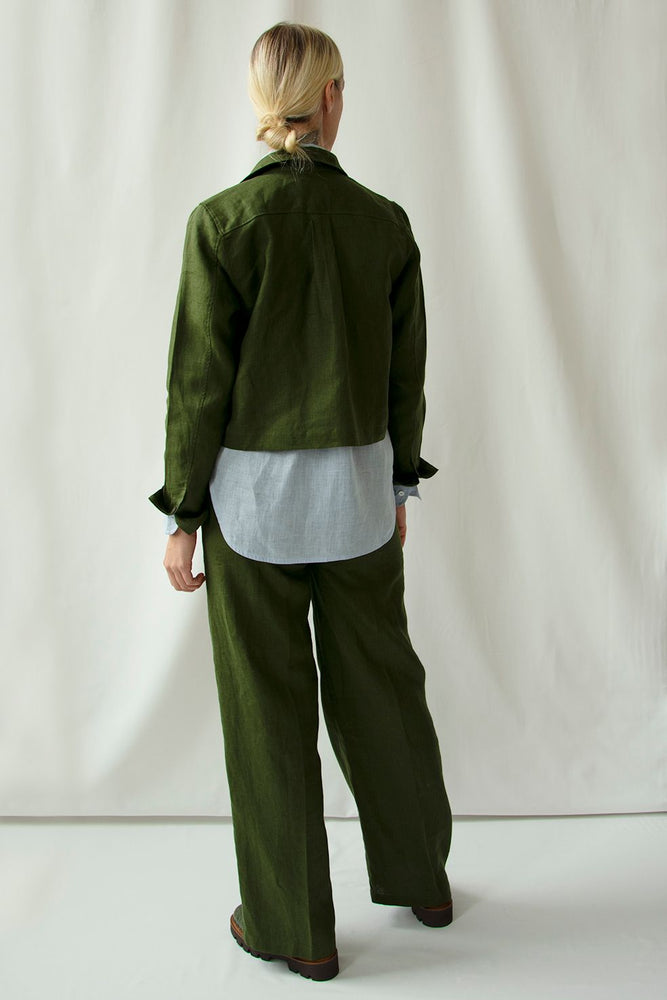 
                      
                        Pant Wide Thao Linen Army Re-
                      
                    