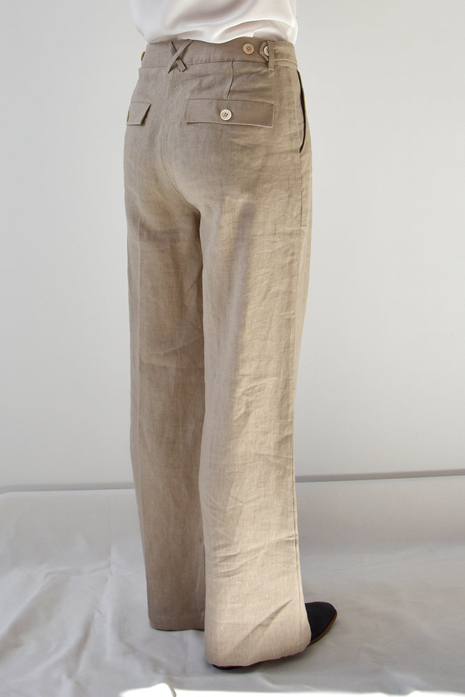 
                      
                        Pant Wide Thao Linen Beige Re-
                      
                    