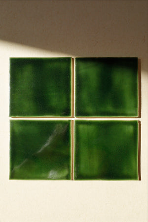 Åpne bilde i lysbildefremvisning, Flis Kvadrat Mørk Grønn
