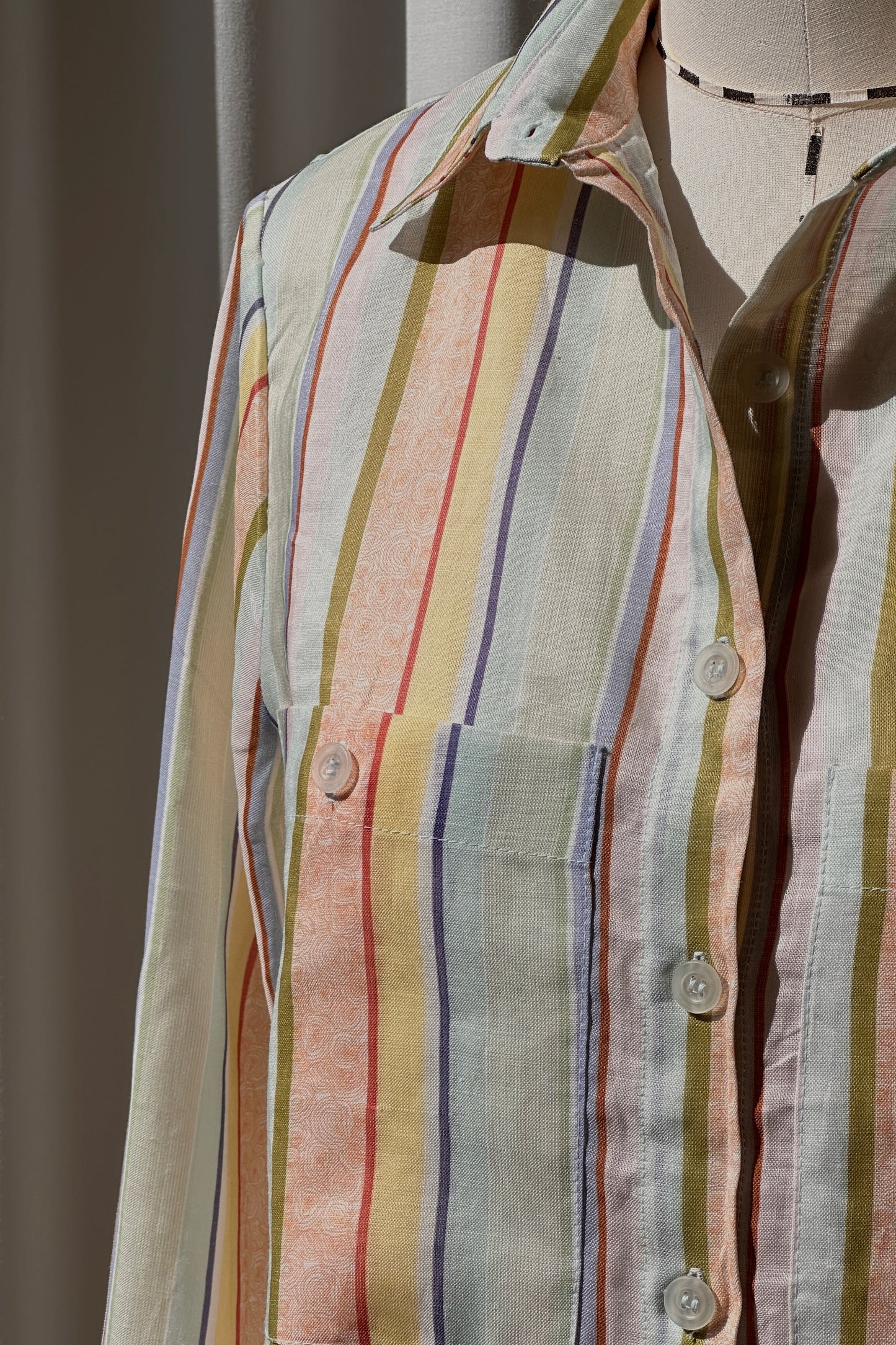 Shirt Thao Linen Stripe Re-