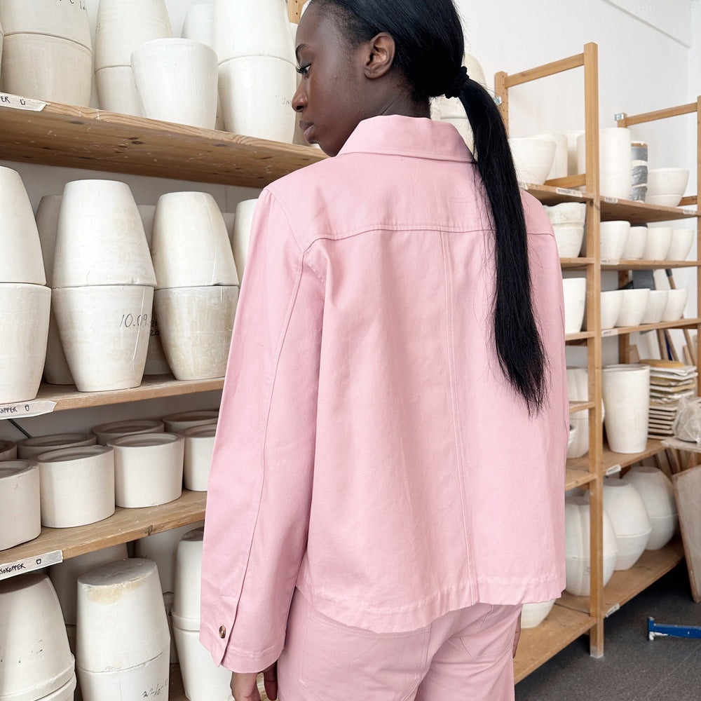 
                      
                        Jacket Short Cotton Pink Re-
                      
                    