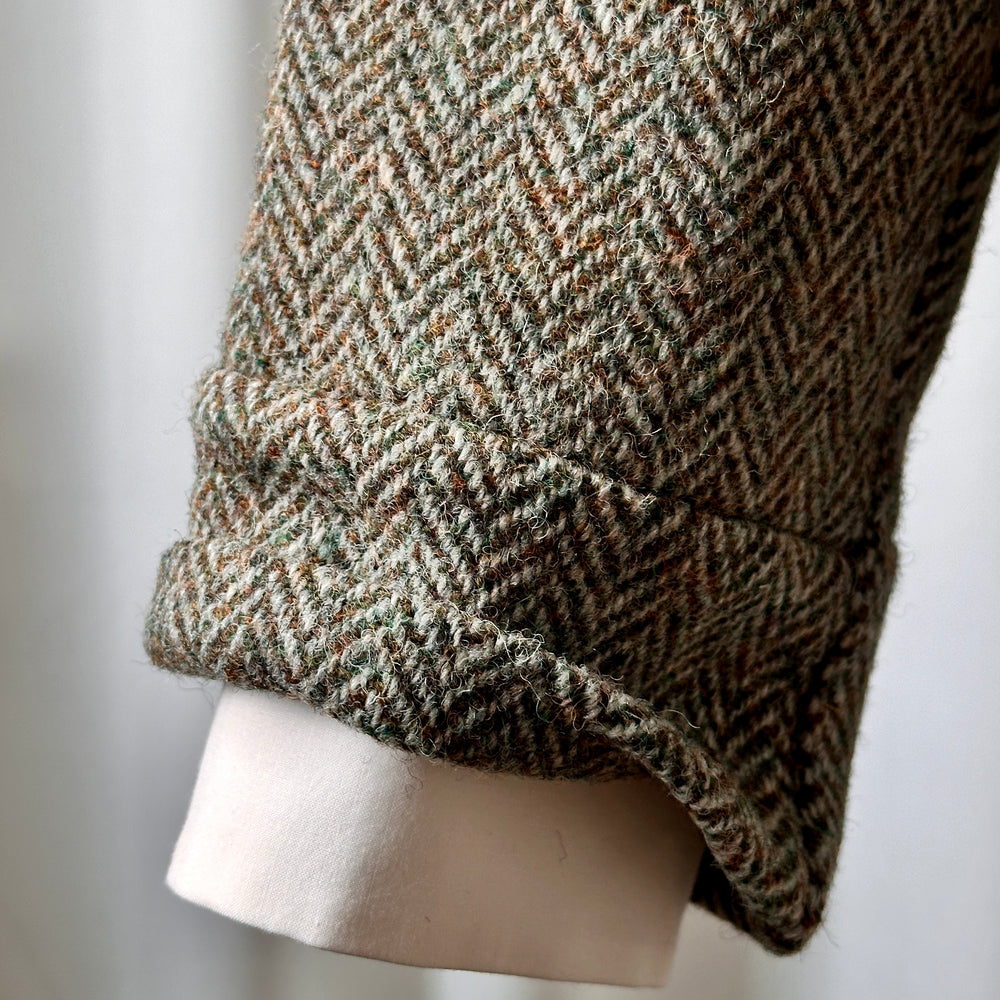 
                      
                        Jakke Worker Harris Tweed Beige Fiskeben
                      
                    