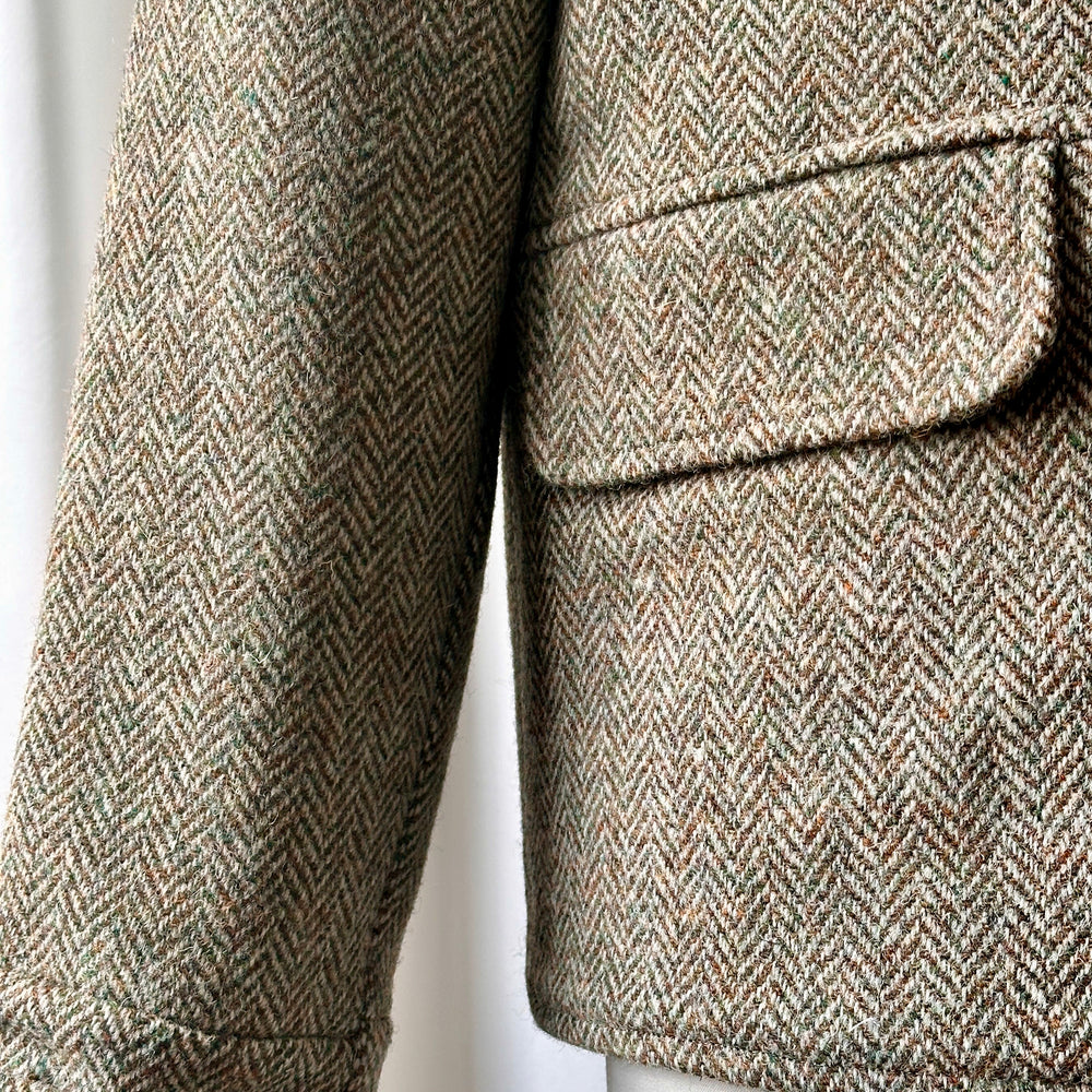 
                      
                        Jakke Worker Harris Tweed Beige Fiskeben
                      
                    