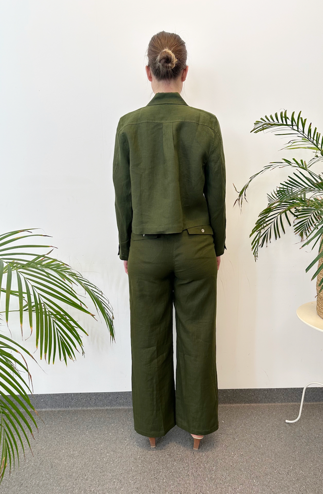 
                      
                        Jacket Short Linen Army Re-
                      
                    