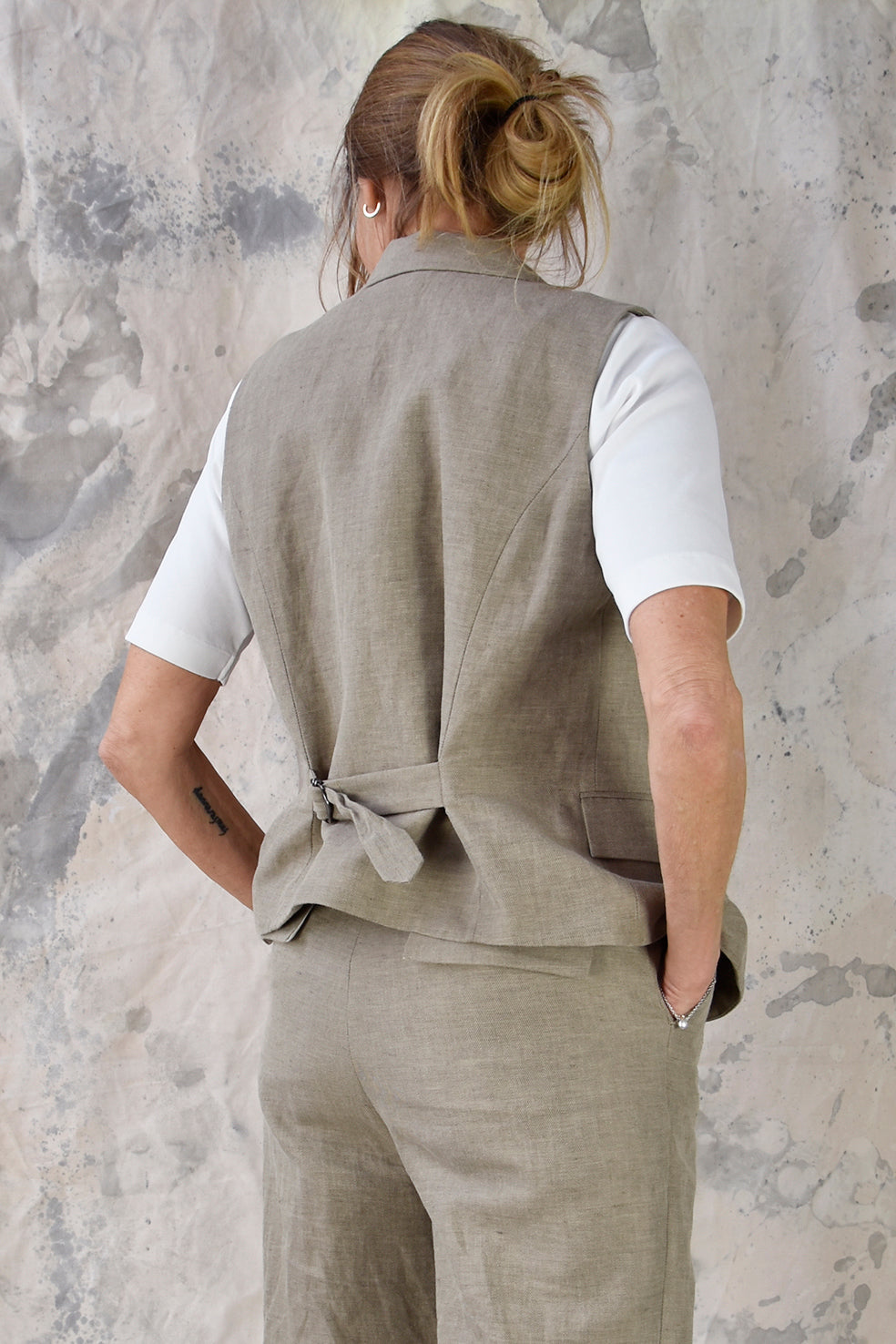 Waistcoat 2 Beige Re-