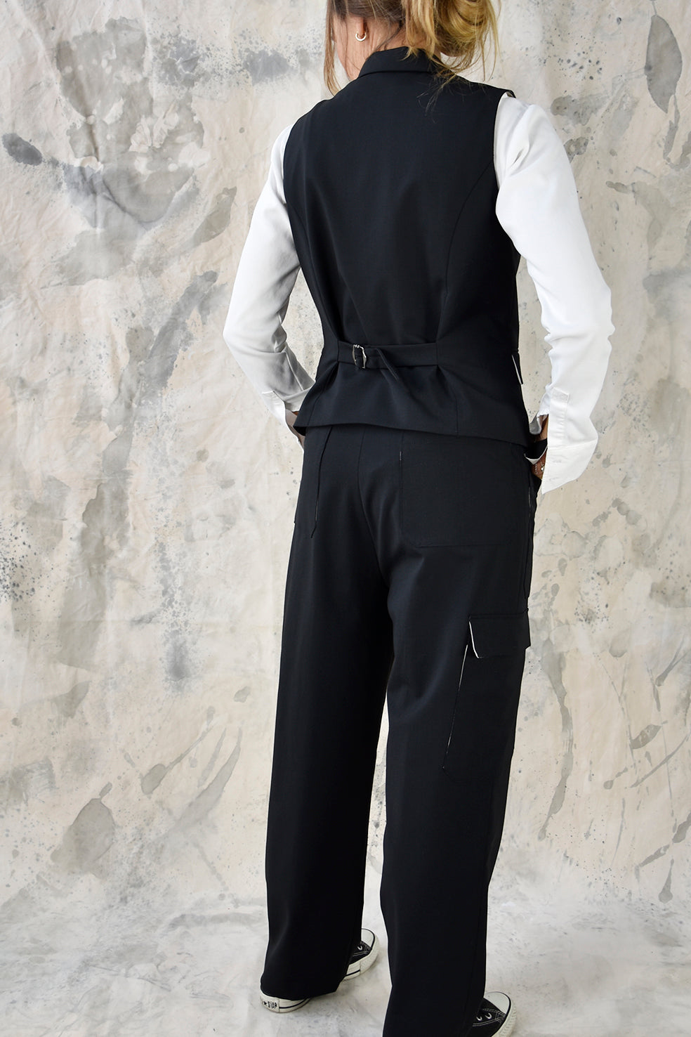 Waistcoat 2 Black Re-