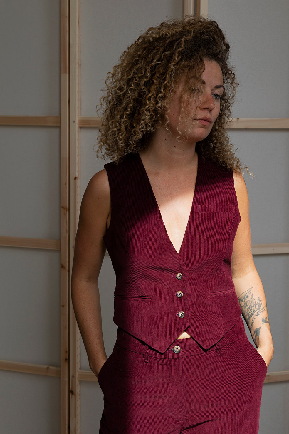 Waistcoat 1 Wine Re-