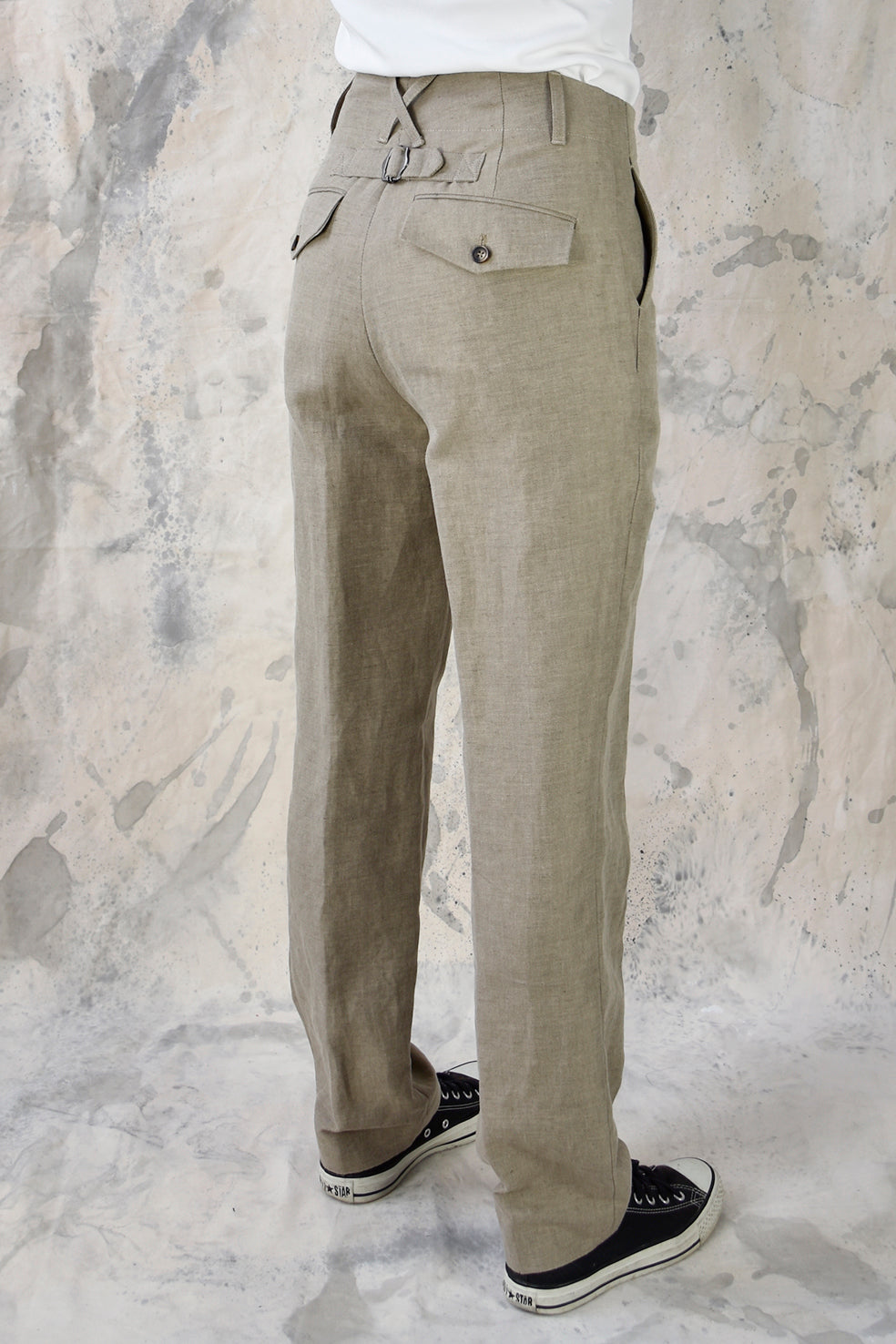 Pant Regular Beige Re-