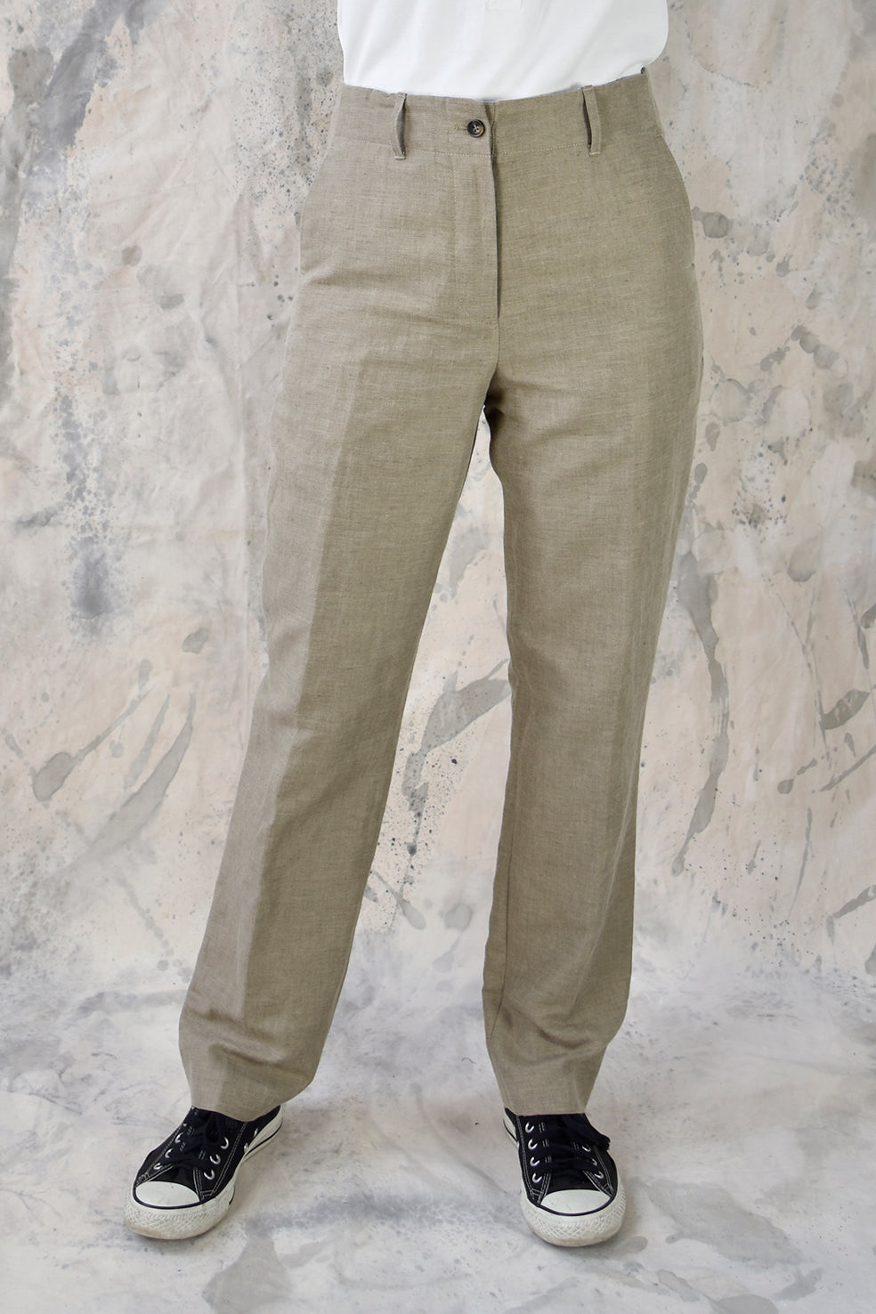 Pant Regular Beige Re-